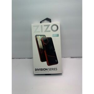 Zizo Division Series Samsung Galaxy A12 Case Black Red Rugged Drop Protection